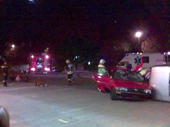 Verkehrsunfall - Demonstrationsübung Feuerwehr Schwyz